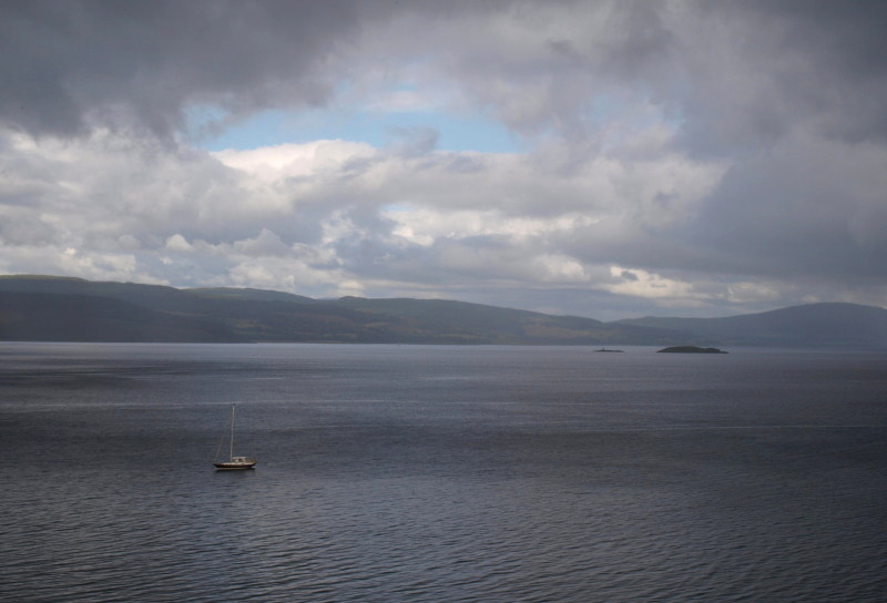 Sound of Mull from Aros castle