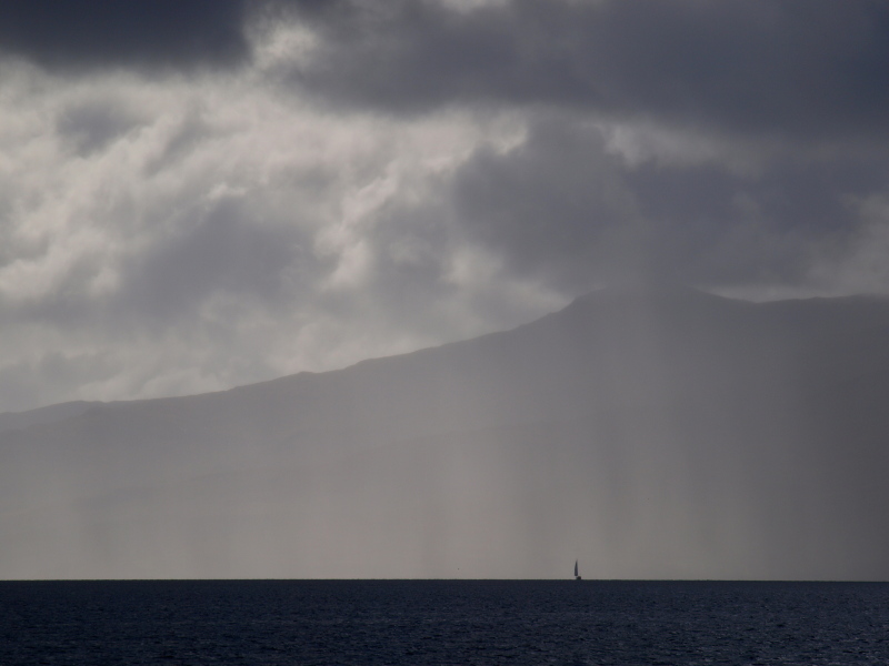 Salen Bay and yacht