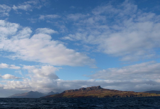 Eigg from the sea